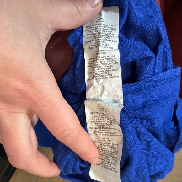 Armani Exchange Royal Blue Tank Top - Picture 6 of 6